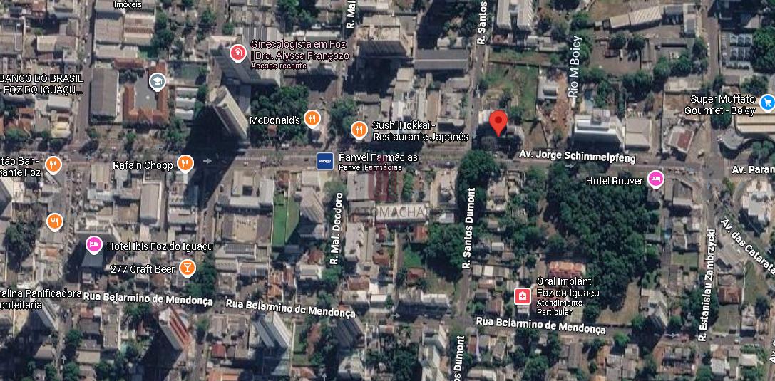 PRÉDIO - AVENIDA JORGE SCHIMMELPFENG ESQUINA COM A SANTOS DUMONT  CENTRO