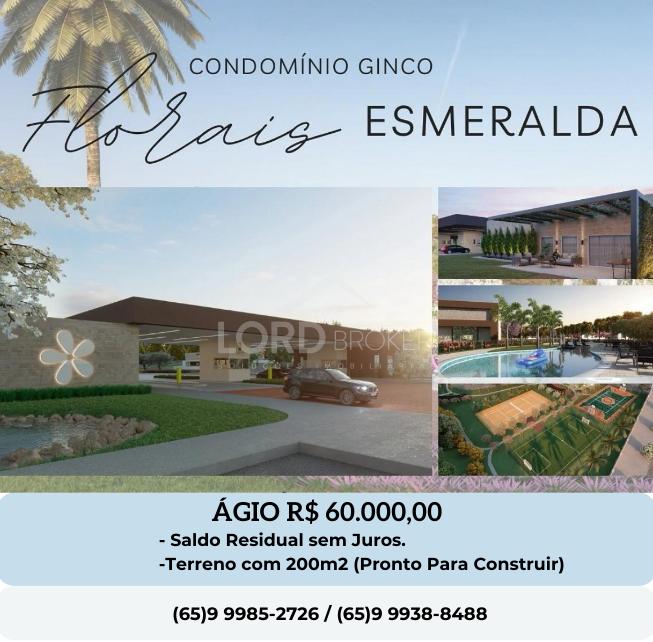 Vendo Ágio de terreno no Condomínio Ginco Florais Esmeralda, e...