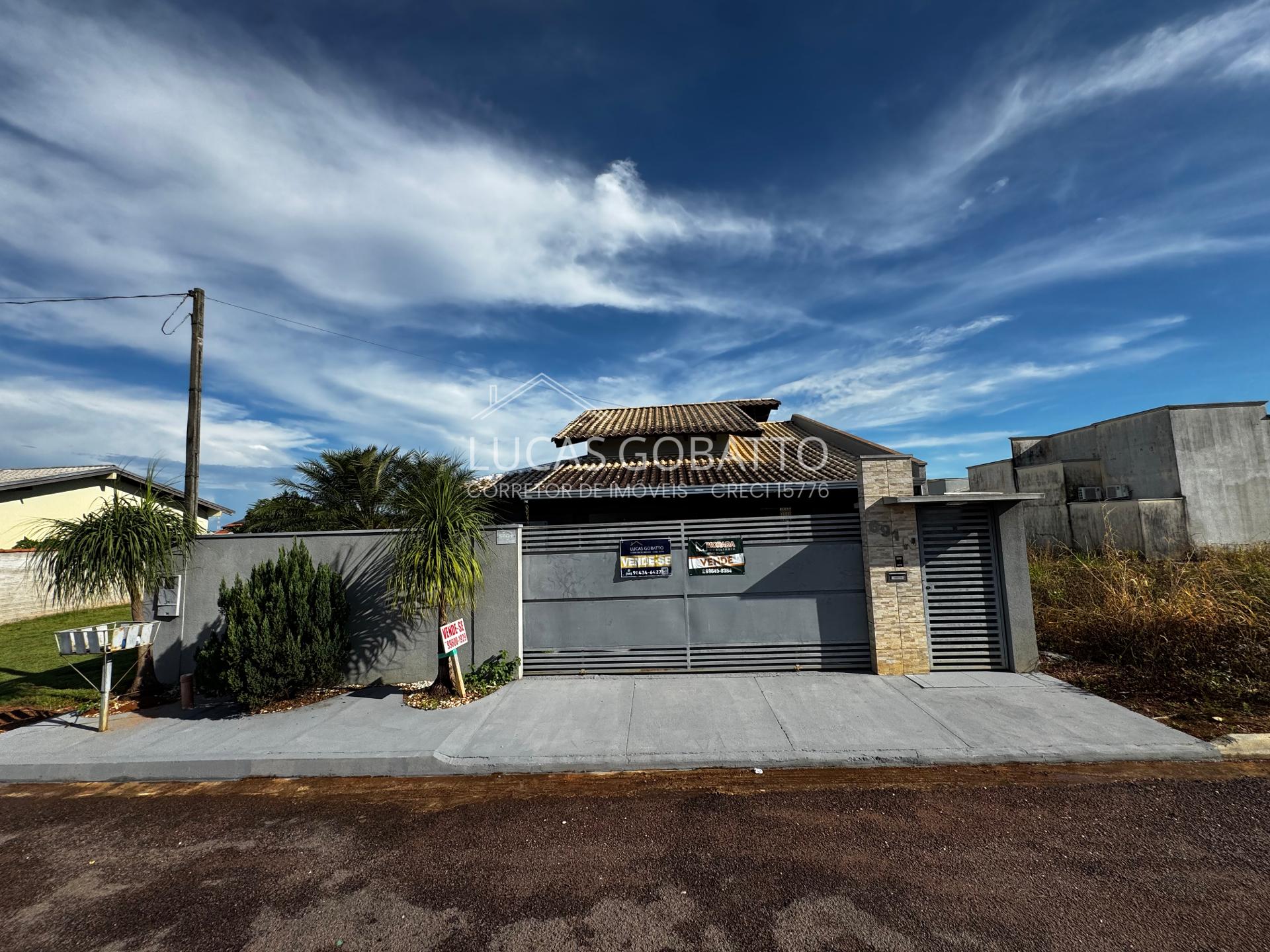 CASA COM ÁREA GOURMET À VENDA NO BAIRRO JARDIM ITÁLIA EM JUARA-MT