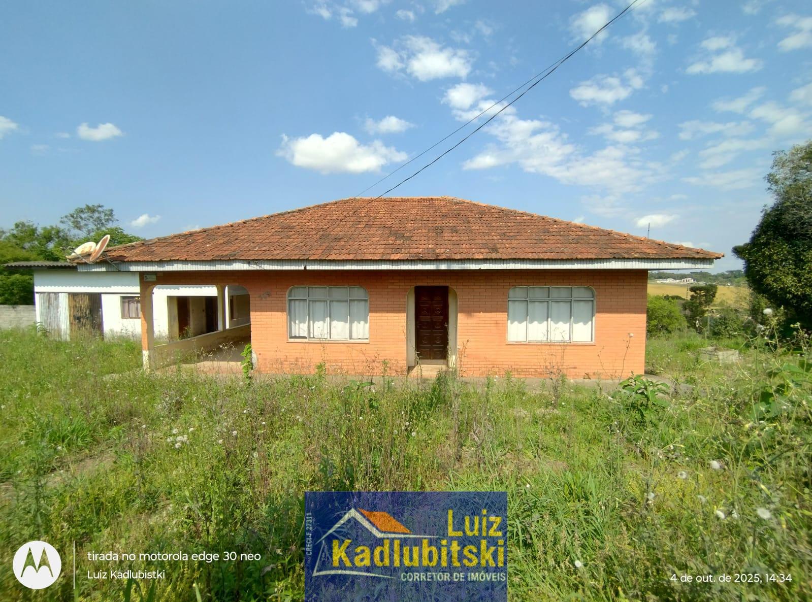 Chácara pra locação, na Linha Ronda, próximo a APAE de Prudentópolis