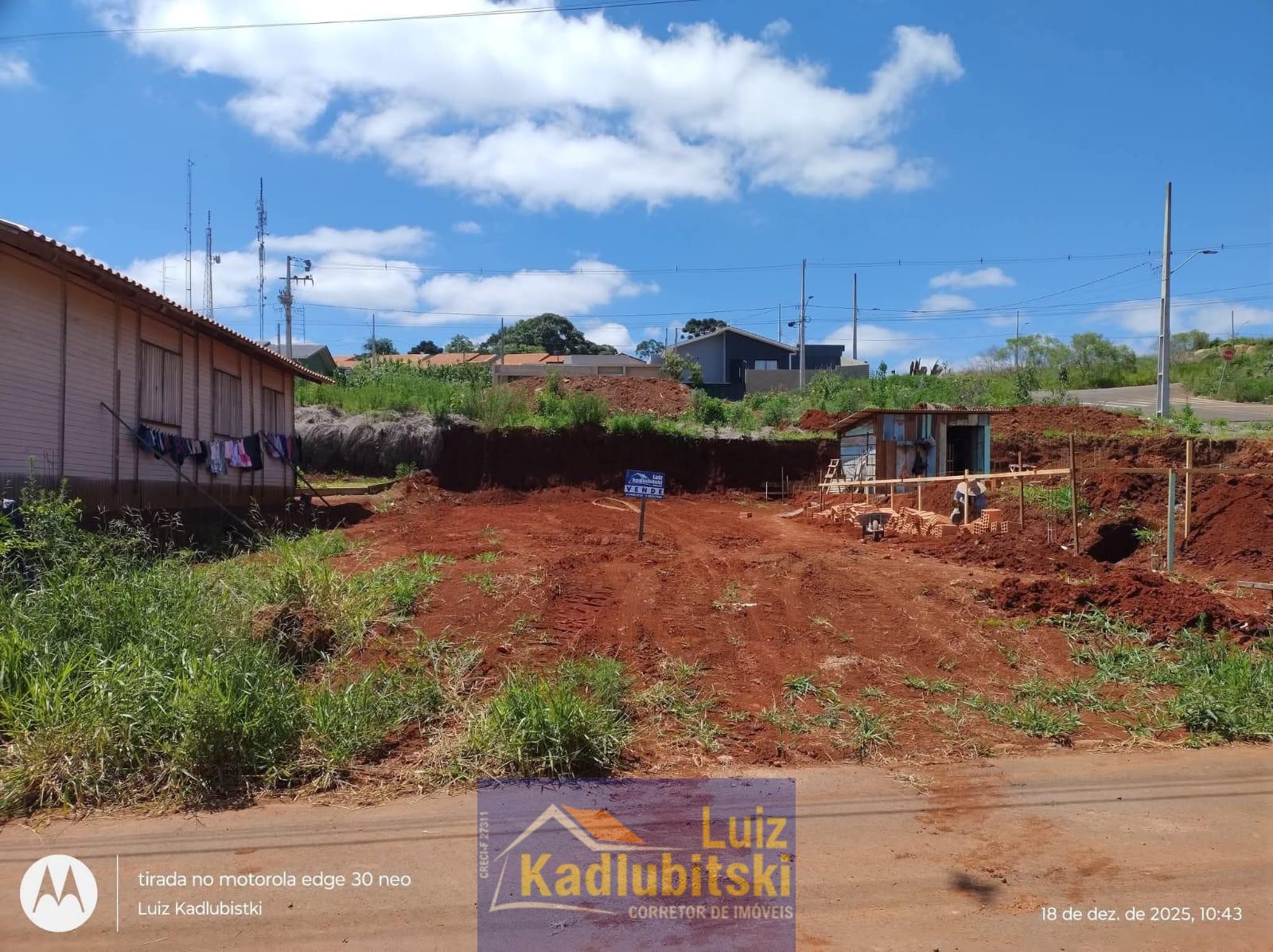 Lote pronto para construção, localizado no Loteamento Terra Nova.