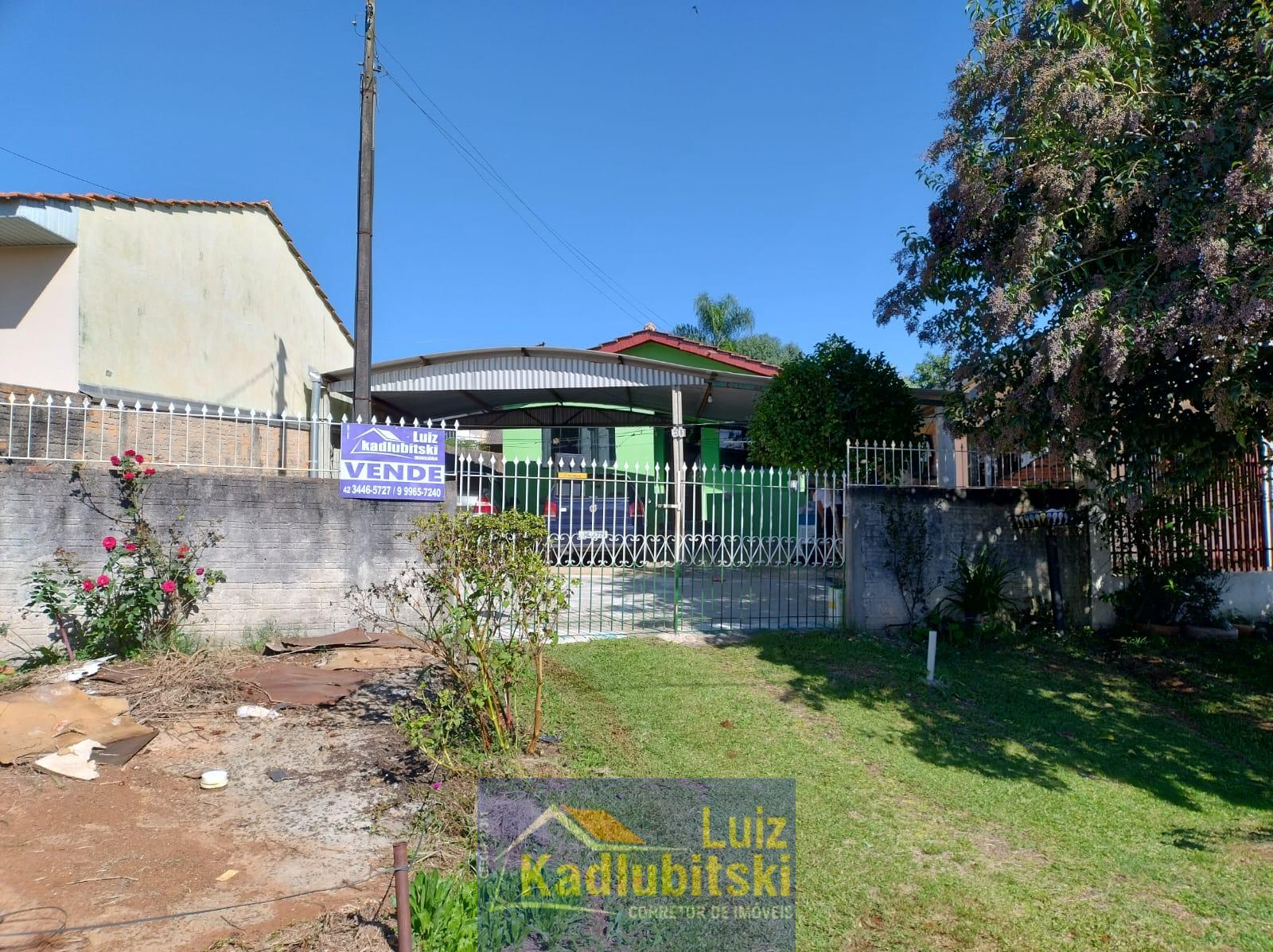 Casa a venda, localizada na Vila Beraldo- Prudentópolis.