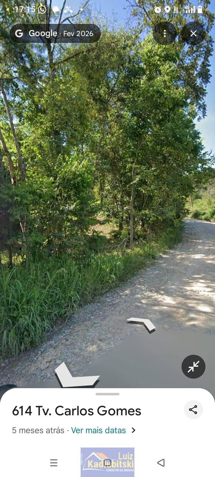 Terreno Urbano de 900 m² com Riacho  Bairro Pousinhos, Prudentópolis/PR