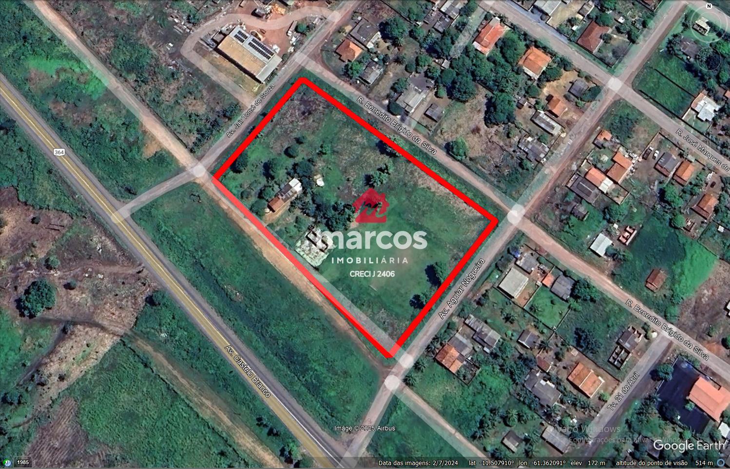 ?REA A VENDA COM 11 MIL, FRENTE A BR-364 DISTRITO DE RIOINHO. ...