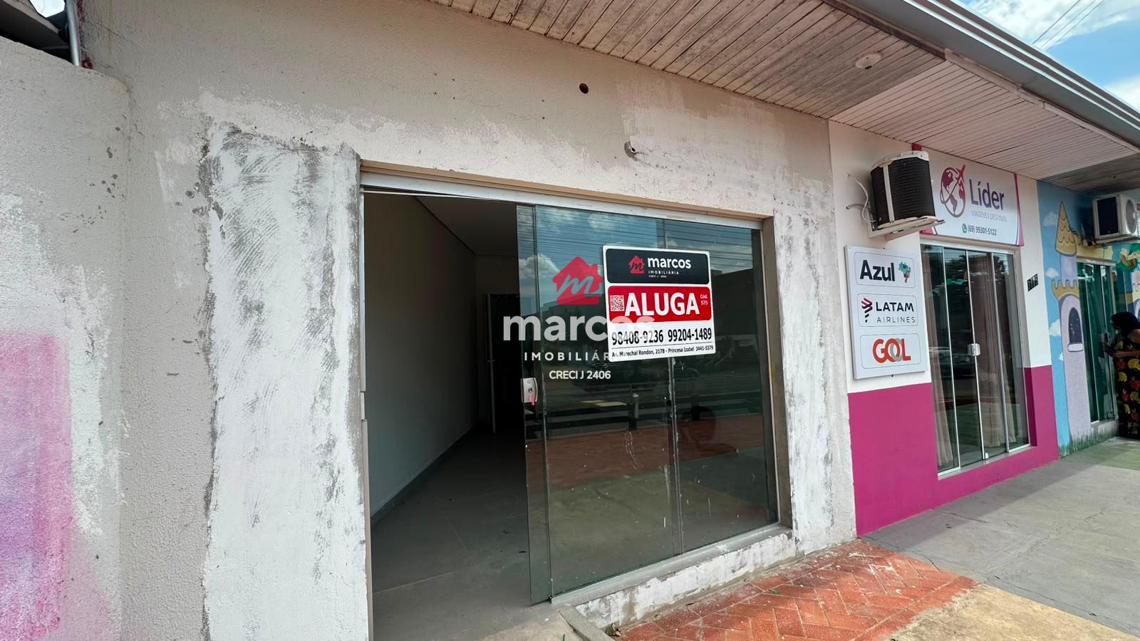 SALA COMERCIAL DISPONÍVEL PARA LOCAÇÃO NO BAIRRO NOVO CACOAL E...
