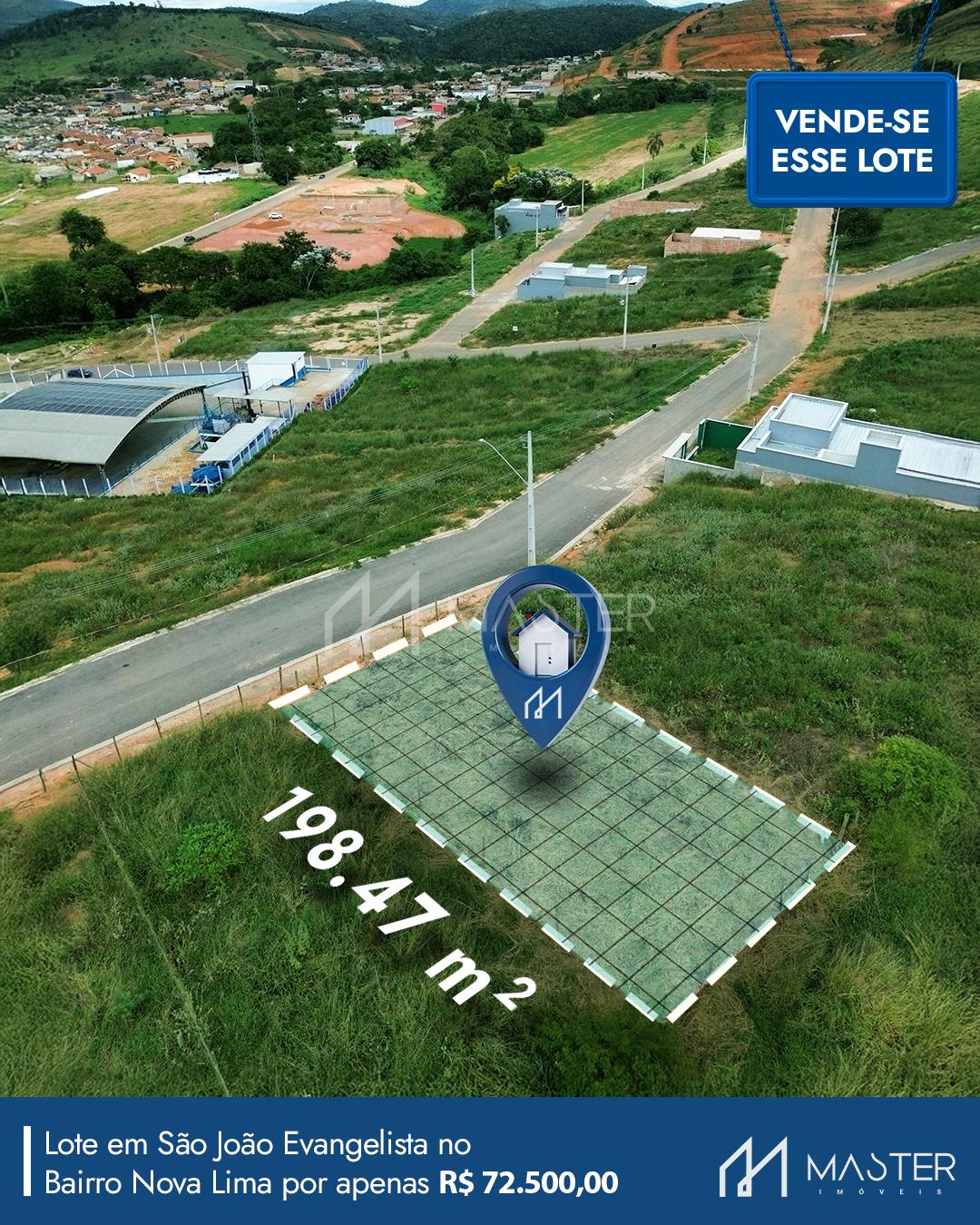 LOTE ? VENDA NO BAIRRO VISTA LIMA EM S?O JO?O EVANGELISTA-MG