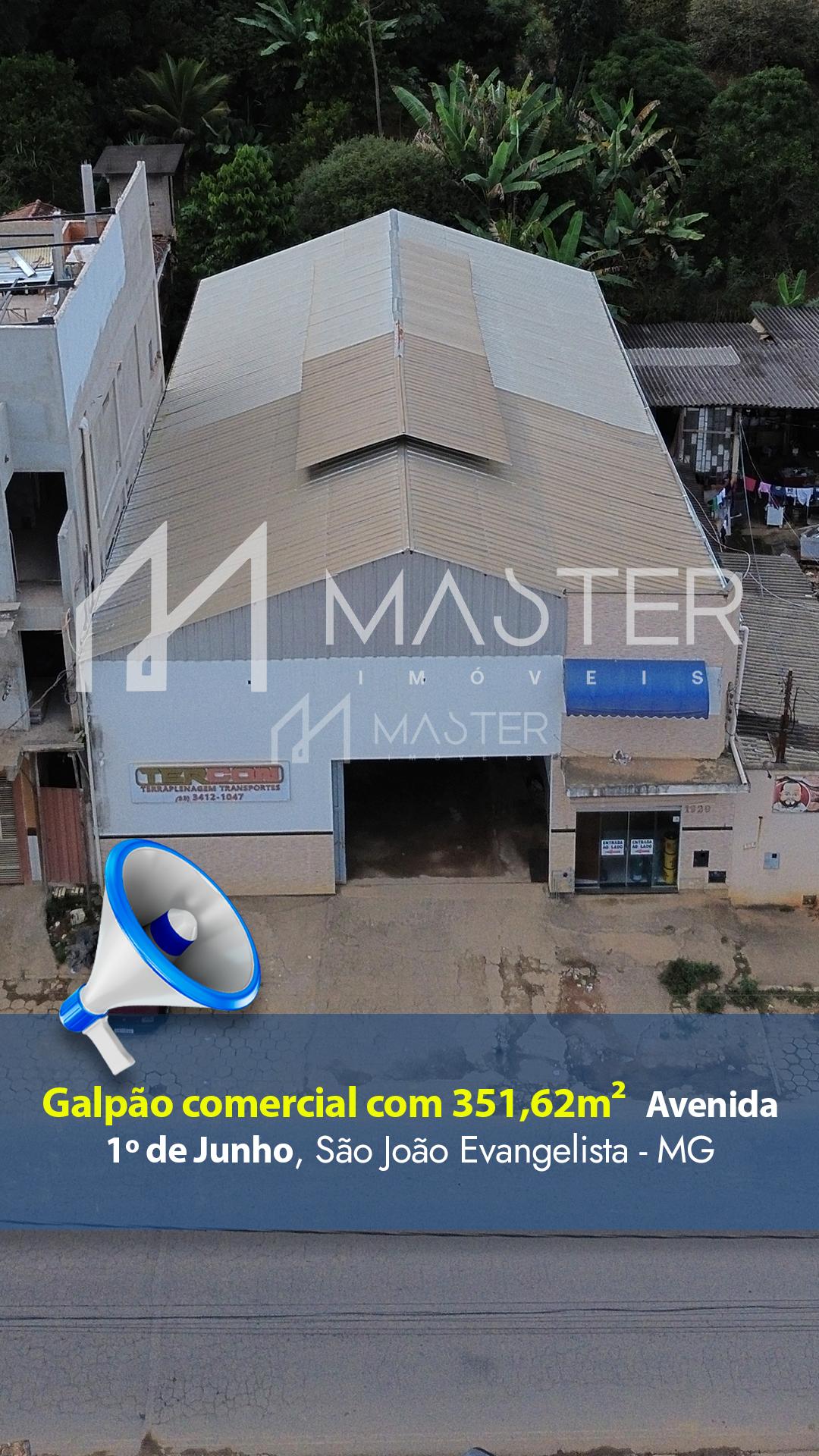 GALP?O COMERCIAL ? VENDA NA CIDADE DE S?O JO?O EVANGELISTA - MG