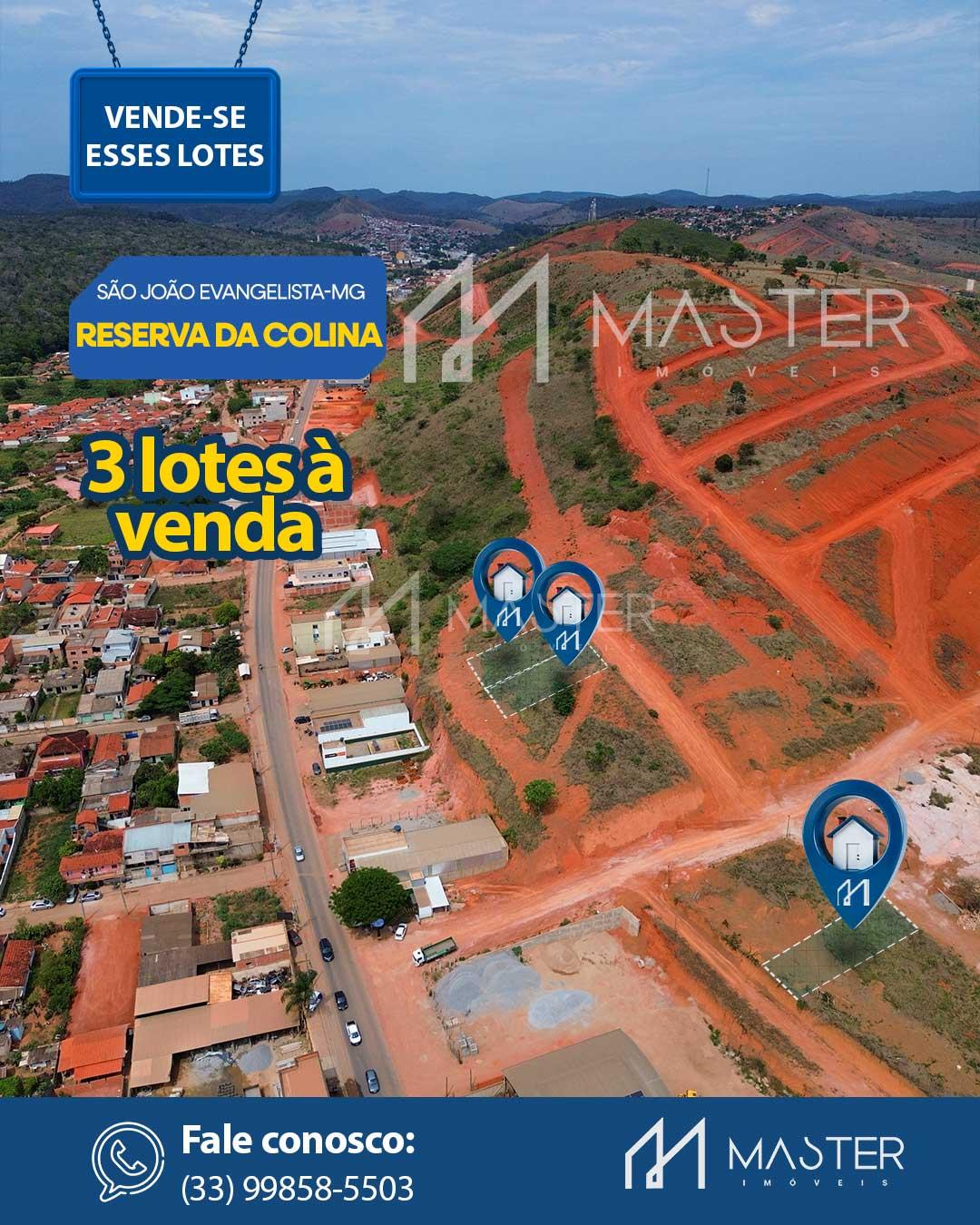 LOTES À VENDA NO RESERVA DA COLINA  NA CIDADE DE SÃO JOÃO EVAN...