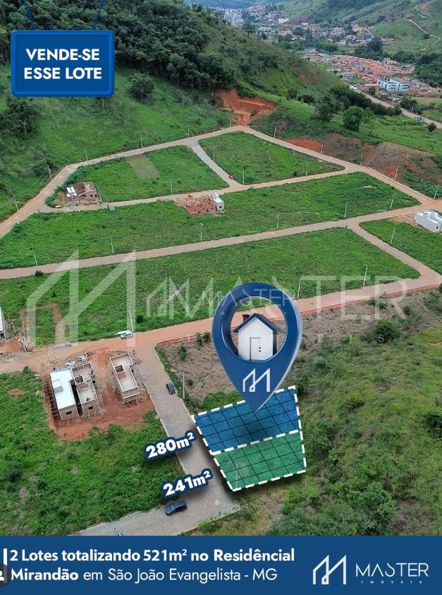 LOTES À VENDA NO RESIDENCIAL MIRANDÃO NA CIDADE DE SÃO JOÃO EV...