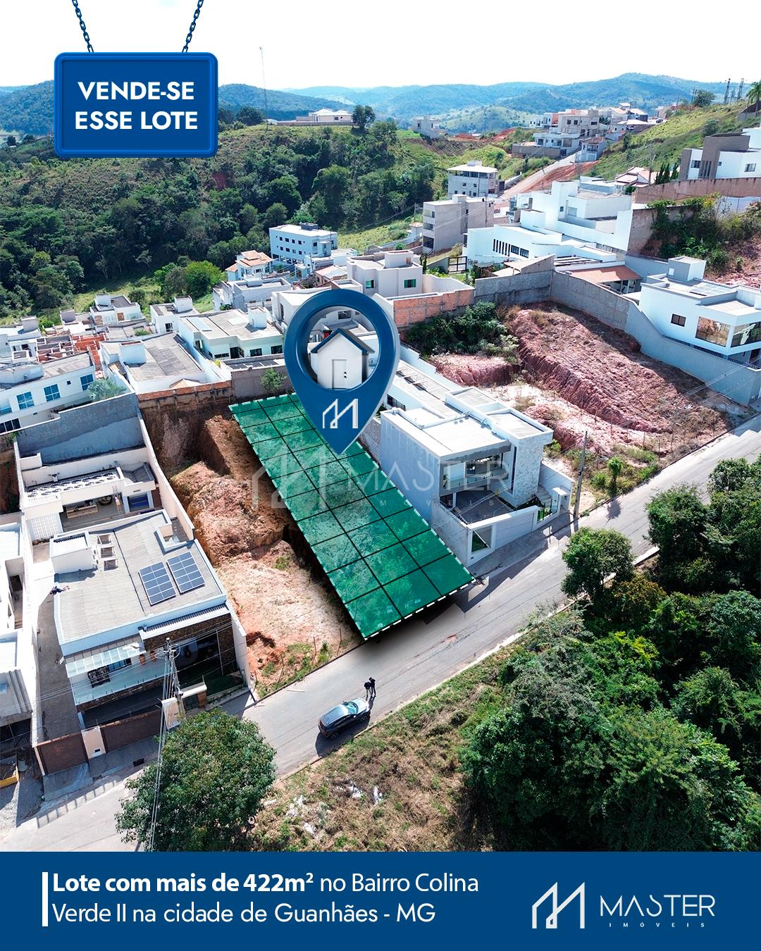 LOTE ? VENDA NO BAIRRO COLINA VERDE 2 NA CIDADE DE GUANHAES-MG