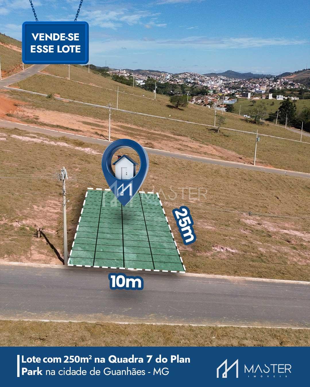 LOTE À VENDA NO PLAN PARK MORADAS NA CIDADE DE GUANHÃES-MG