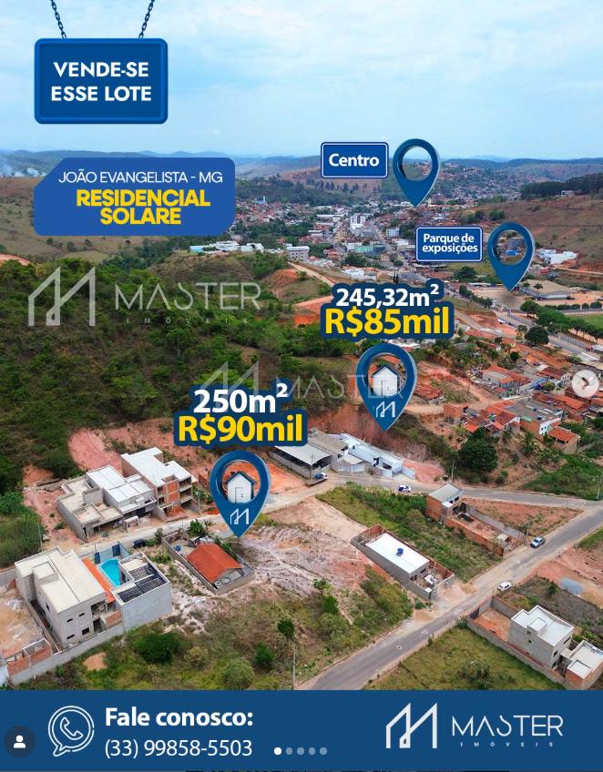 LOTES À VENDA NO RESIDENCIAL SOLARE NA CIDADE DE SÃO JOÃO EVAN...