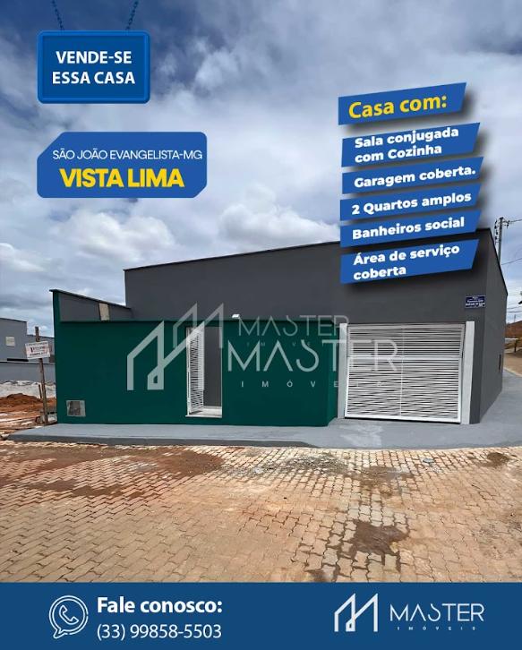 CASA À VENDA NO VISTA LIMA NA CIDADE DE SÃO JOÃO EVANGELISTA-MG
