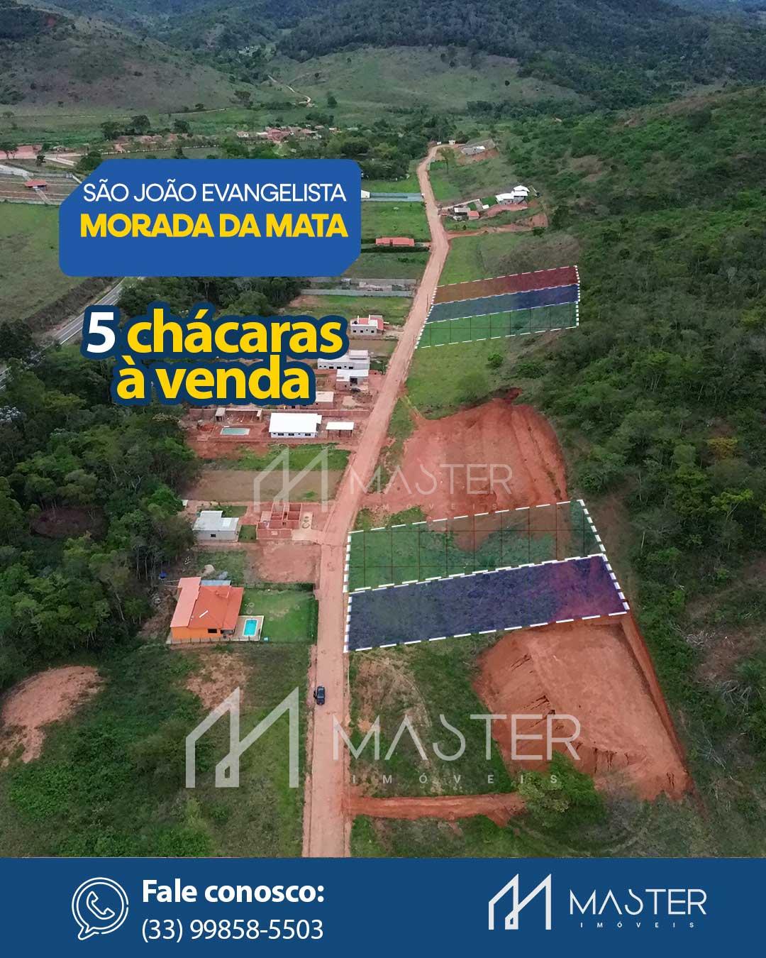 CHÁCARAS À VENDA NO MORADA DA MATA NA CIDADE DE SÃO JOÃO EVANG...