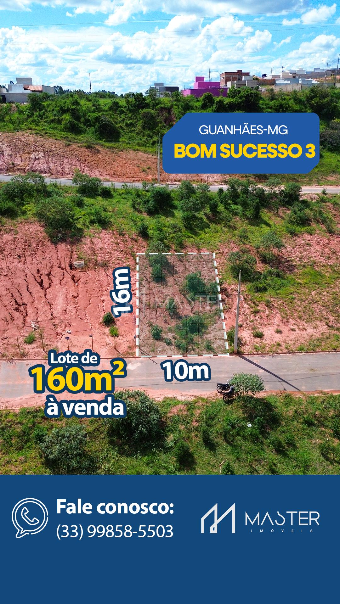 Lote à venda, BOM SUCESSO 3, GUANHÃES - MG