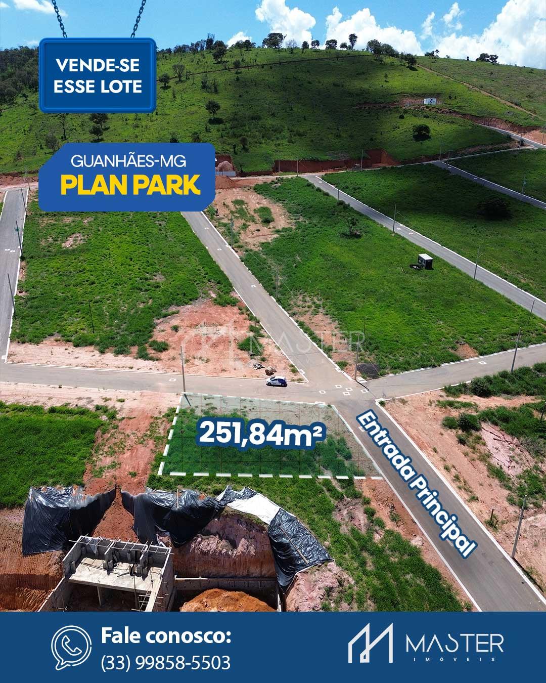 Lote à venda, PLAN PARK MORADAS, GUANHAES - MG