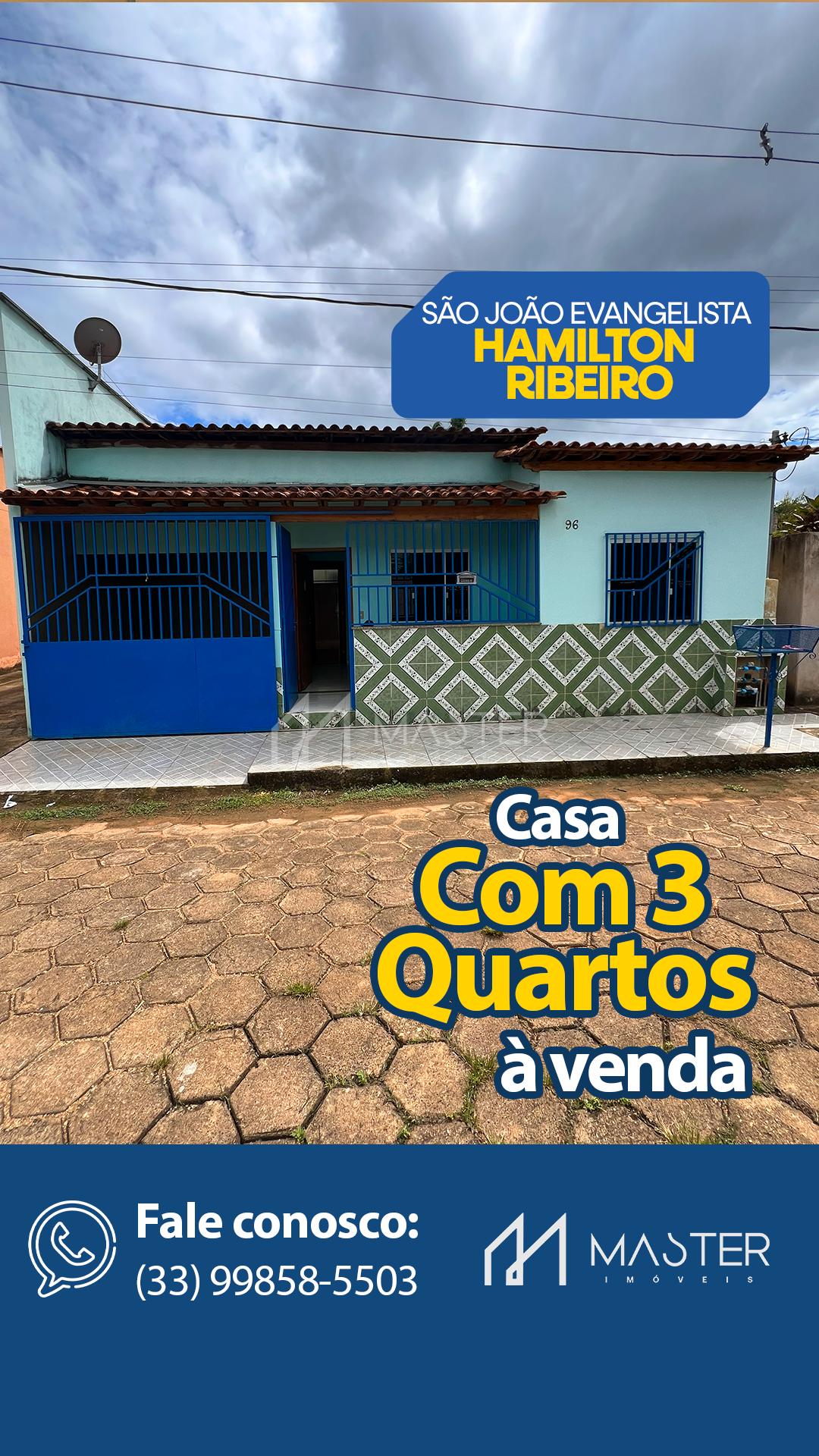 CASA À VENDA NO BAIRRO HAMILTON RIBEIRO NESTA CIDADE DE SÃO JO...