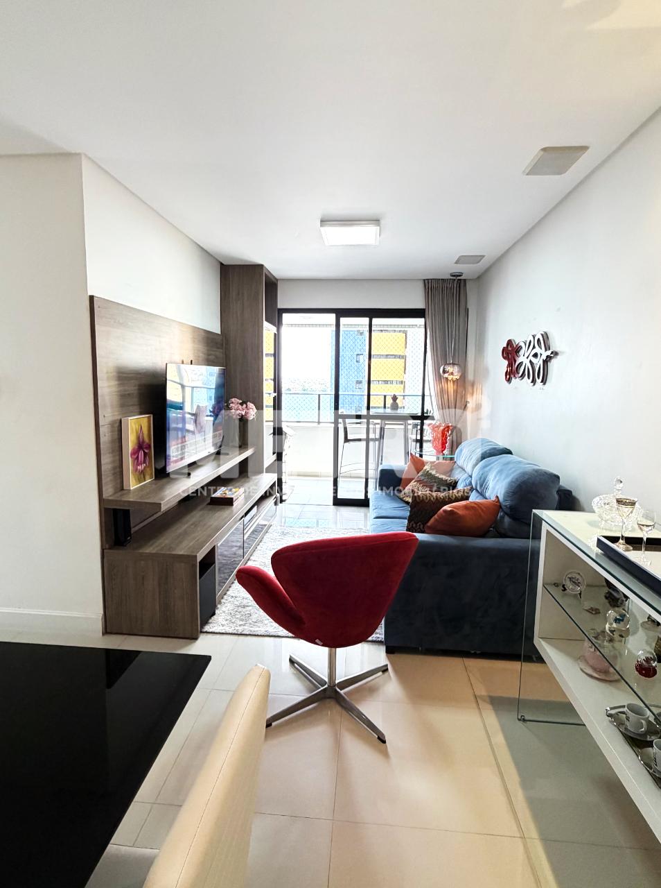 Apartamento mobiliado à venda, Petrus Residence, varanda, 3 qu...
