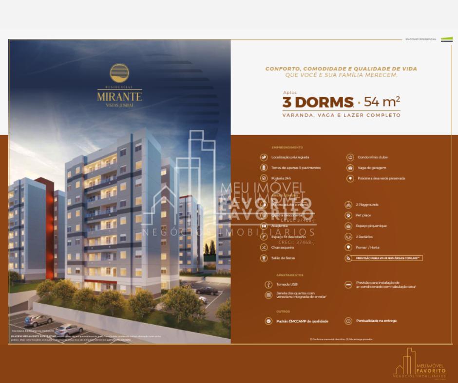 Lan?amento Emccamp apartamentos de 55m  - 3 dormit?rios aparti...