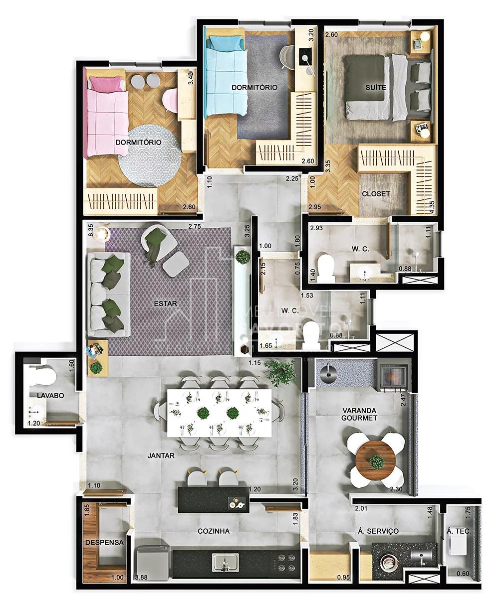 Apartamento ? venda no Altos da Avenida, ?ltimo andar, Sol da ...