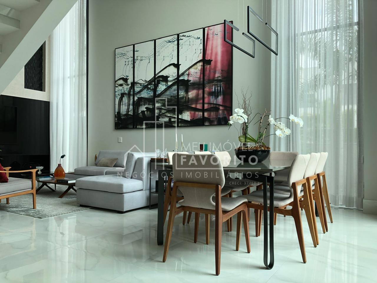 CASA MOBILIADA À VENDA COM 3 SUÍTES NO CONDOMÍNIO VEDUTA EM JU...