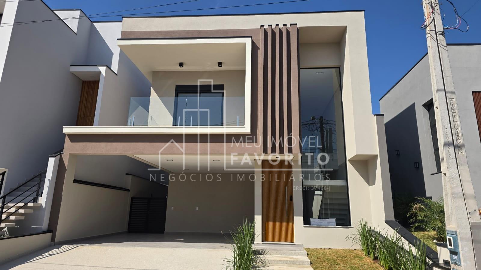 Casa Nova com Piscina no Condomínio Reserva Ermida  - Jundiaí