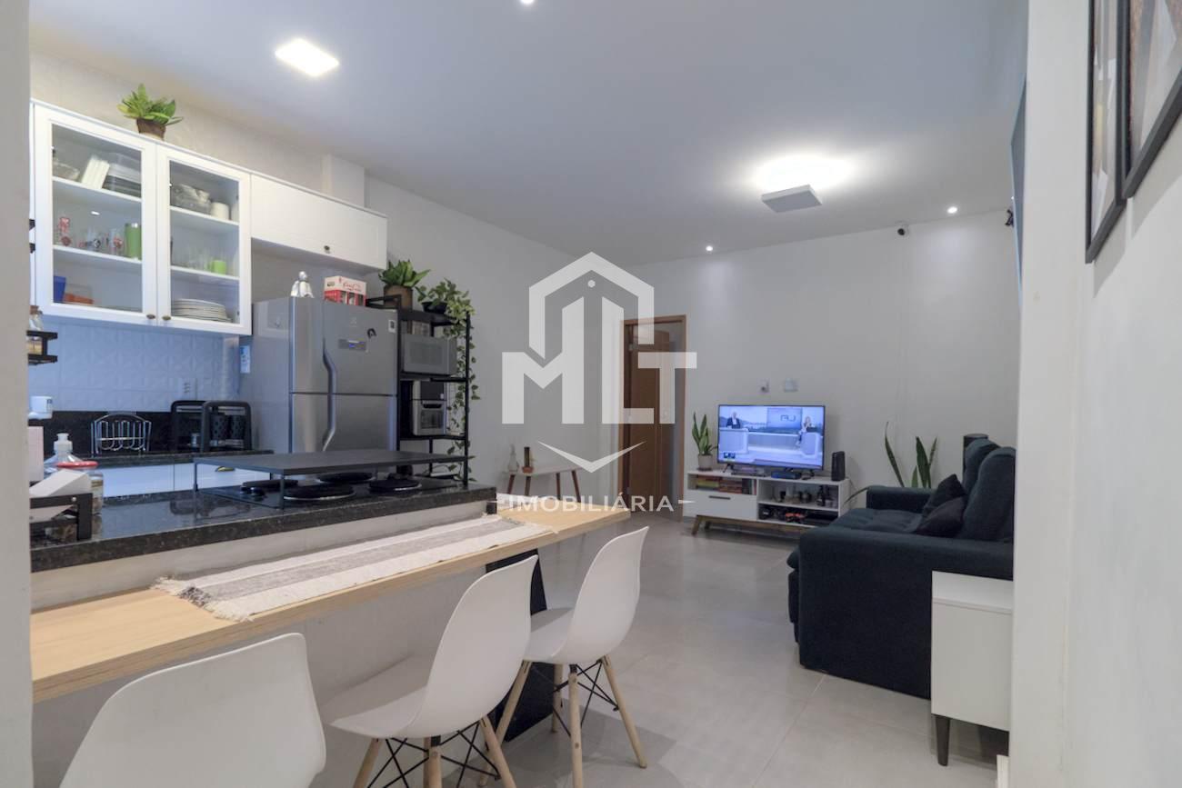 Apartamento tipo garden, sala, 2 quartos, cozinha americana totalmente mobiliado