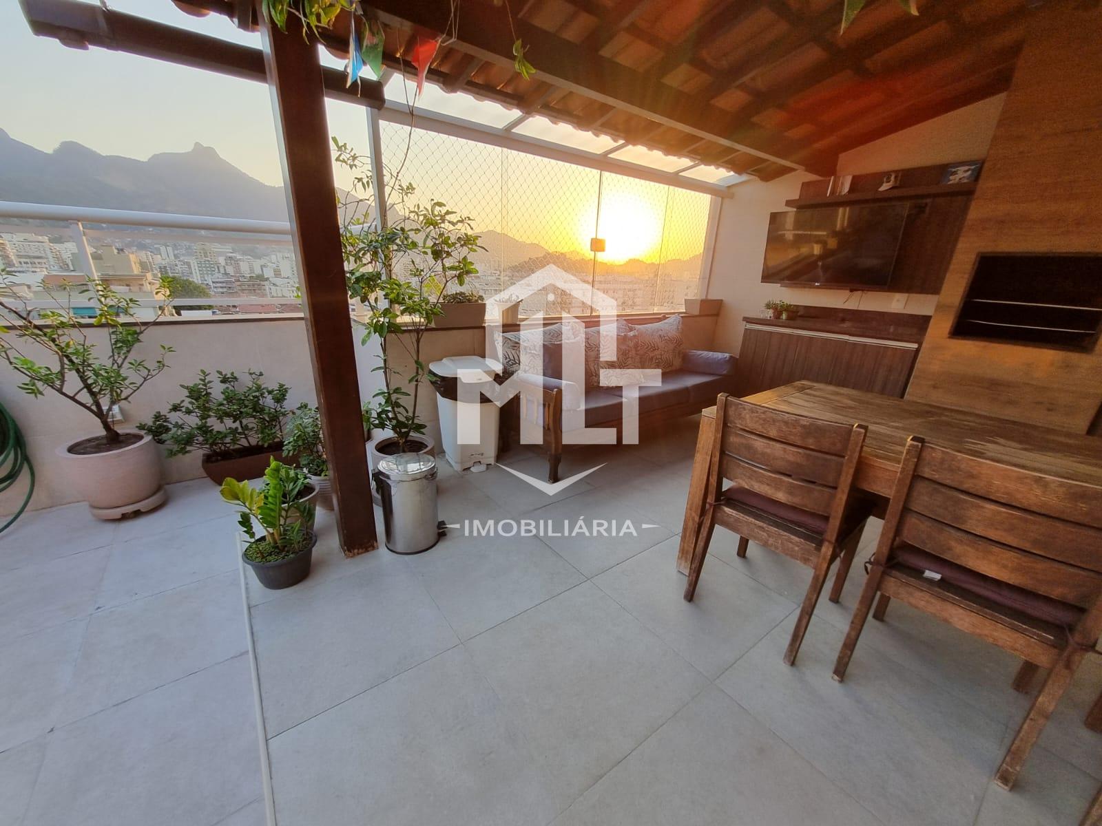 Cobertura duplex, varanda 03 quartos com area externa  Tijuca, RIO DE JANEIRO - RJ