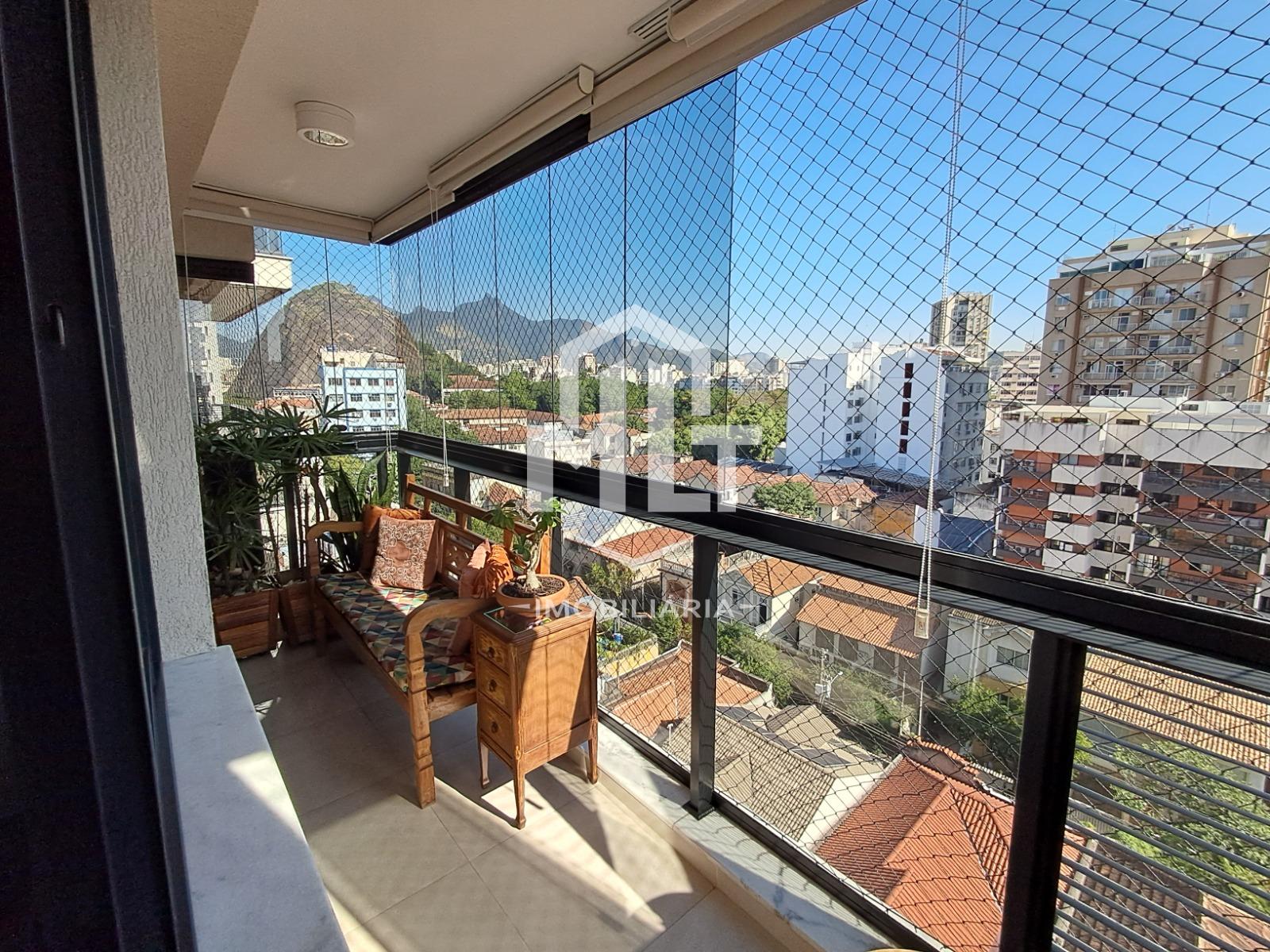 MLT vende apto Tijuca, Varandão 3 qts suíte 1 vaga piscina churrasqueira -  RJ