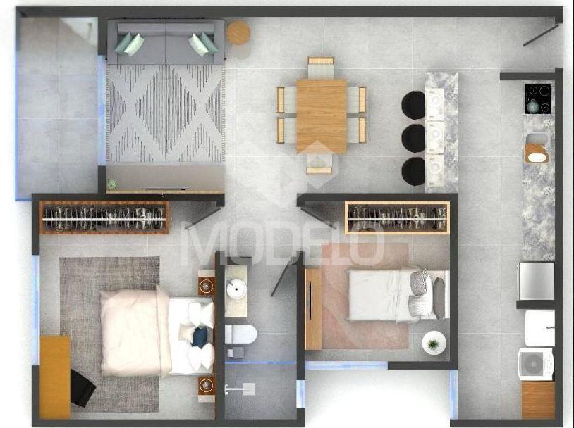 APARTAMENTO ? venda COM 76,45M  DE ?REA INTERNA NO JD. GISELA