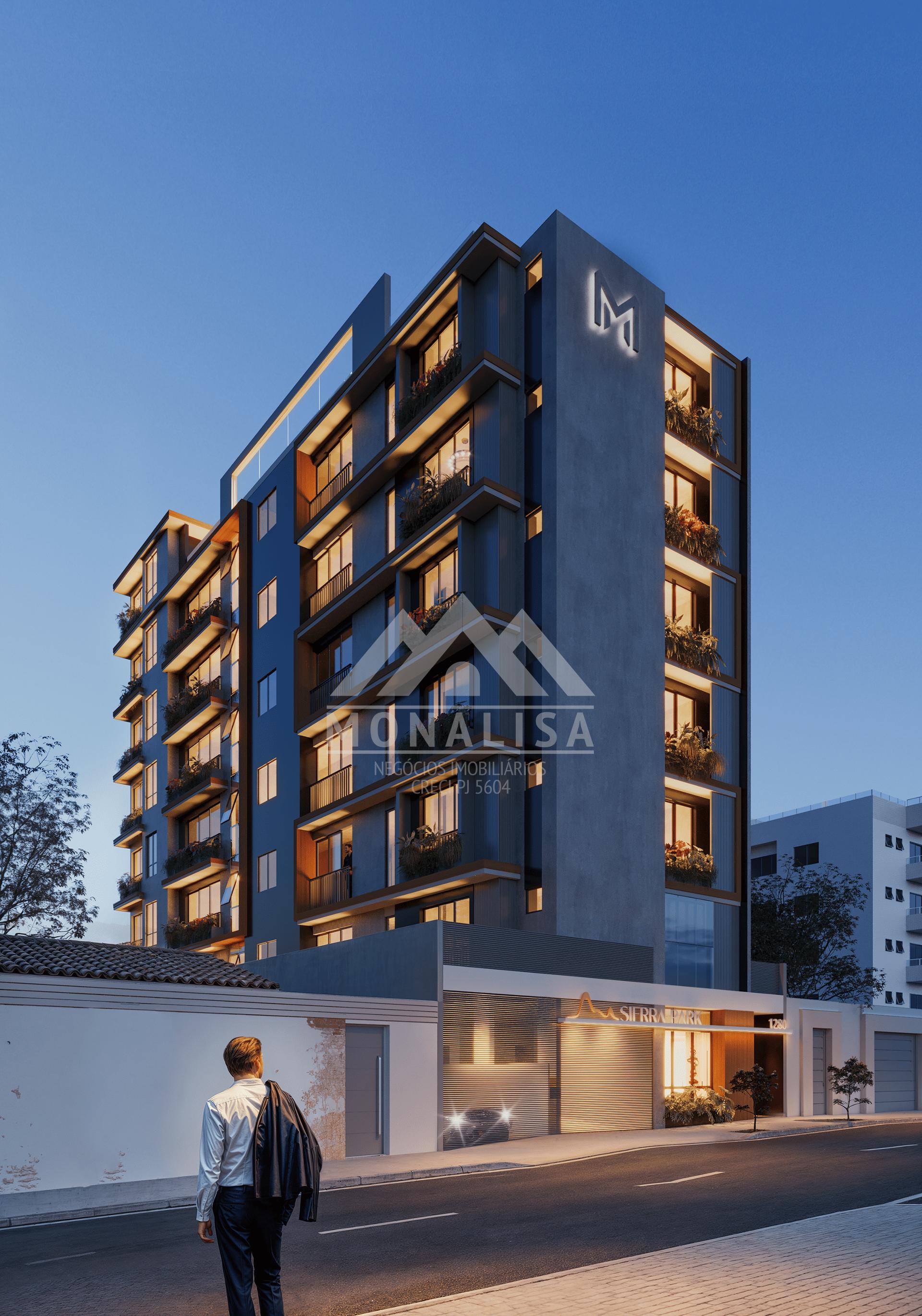 Lançamento de apartamentos com elevador com vista para o parqu...