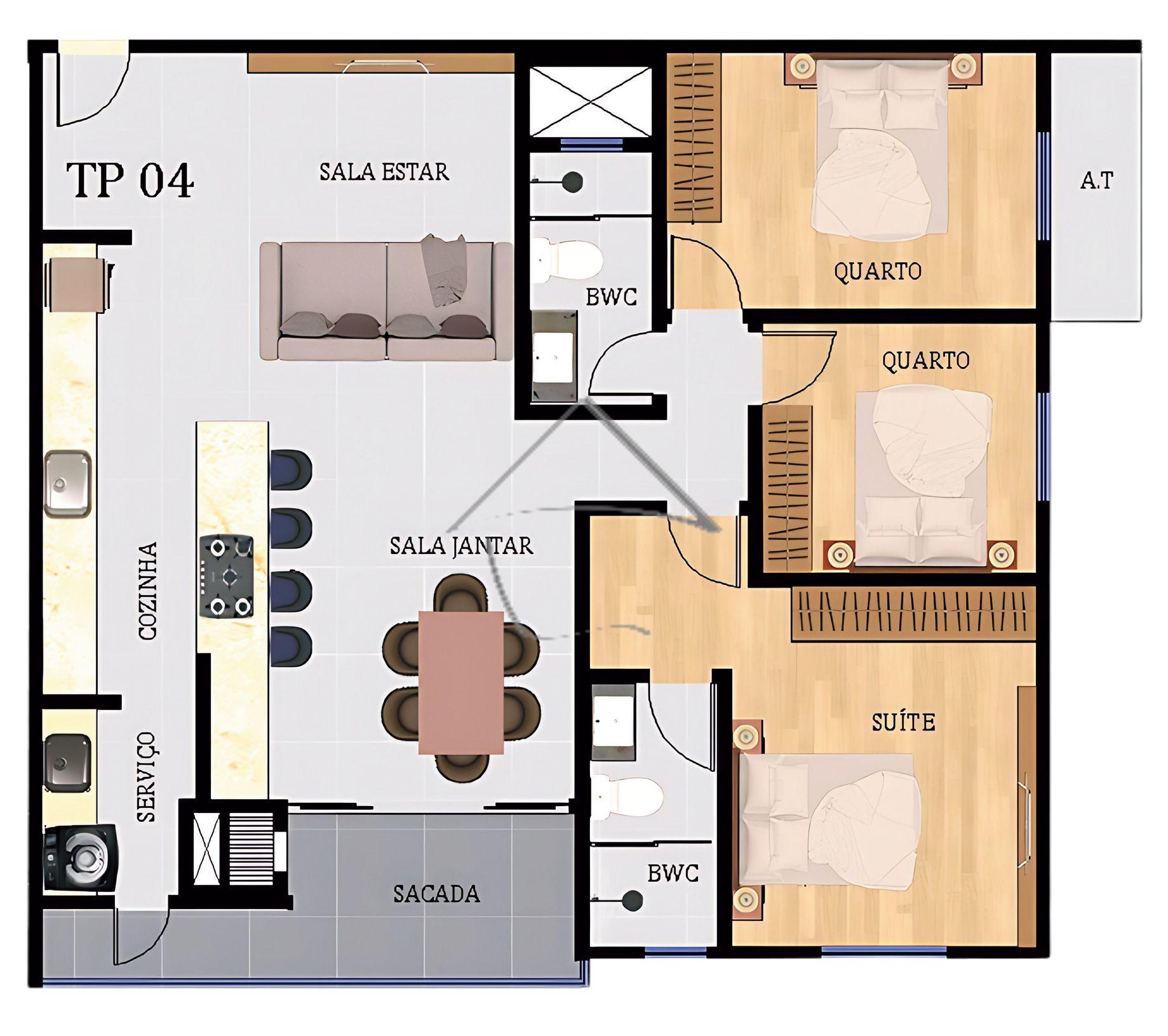 Apartamento à Venda - Bairro Centro - Jaraguá do Sul - SC.