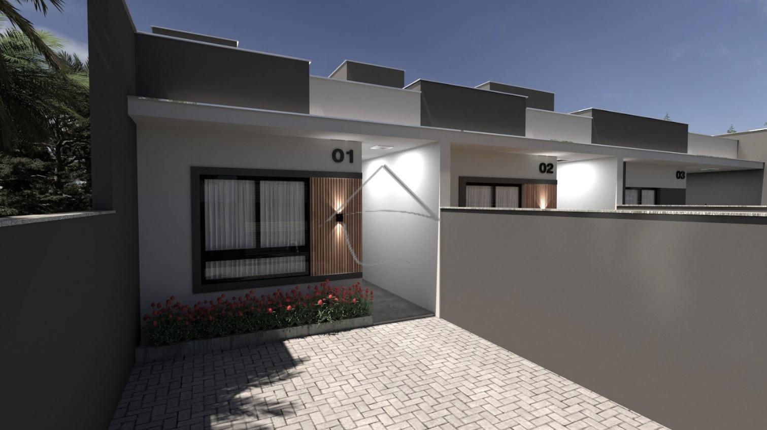 Casa com 2 dormitórios à venda, TRES RIOS DO SUL, JARAGUA DO S...