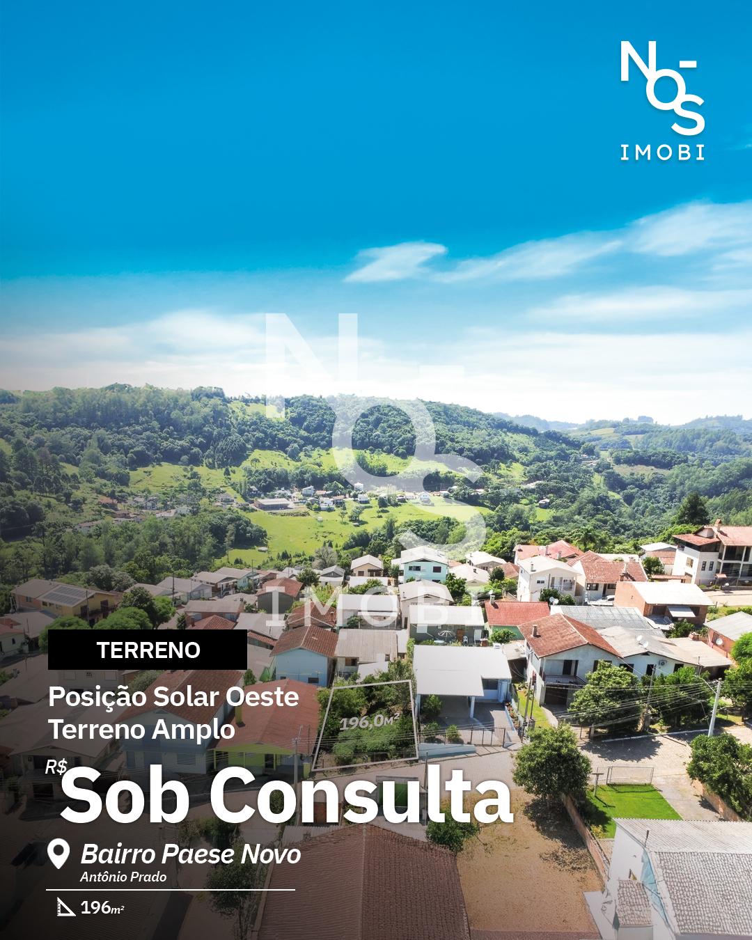 Terreno Plano Localizado no Bairro Paese Novo em Antônio Prado