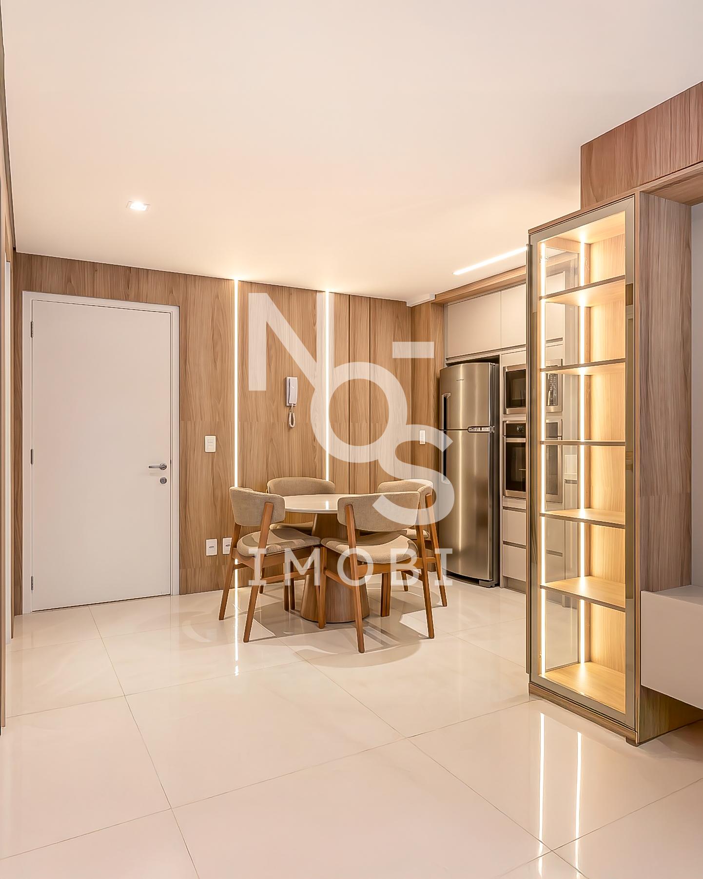 Apartamento com Amplo Terra?o Mob?lia sob Medida Nova 02 Dormi...