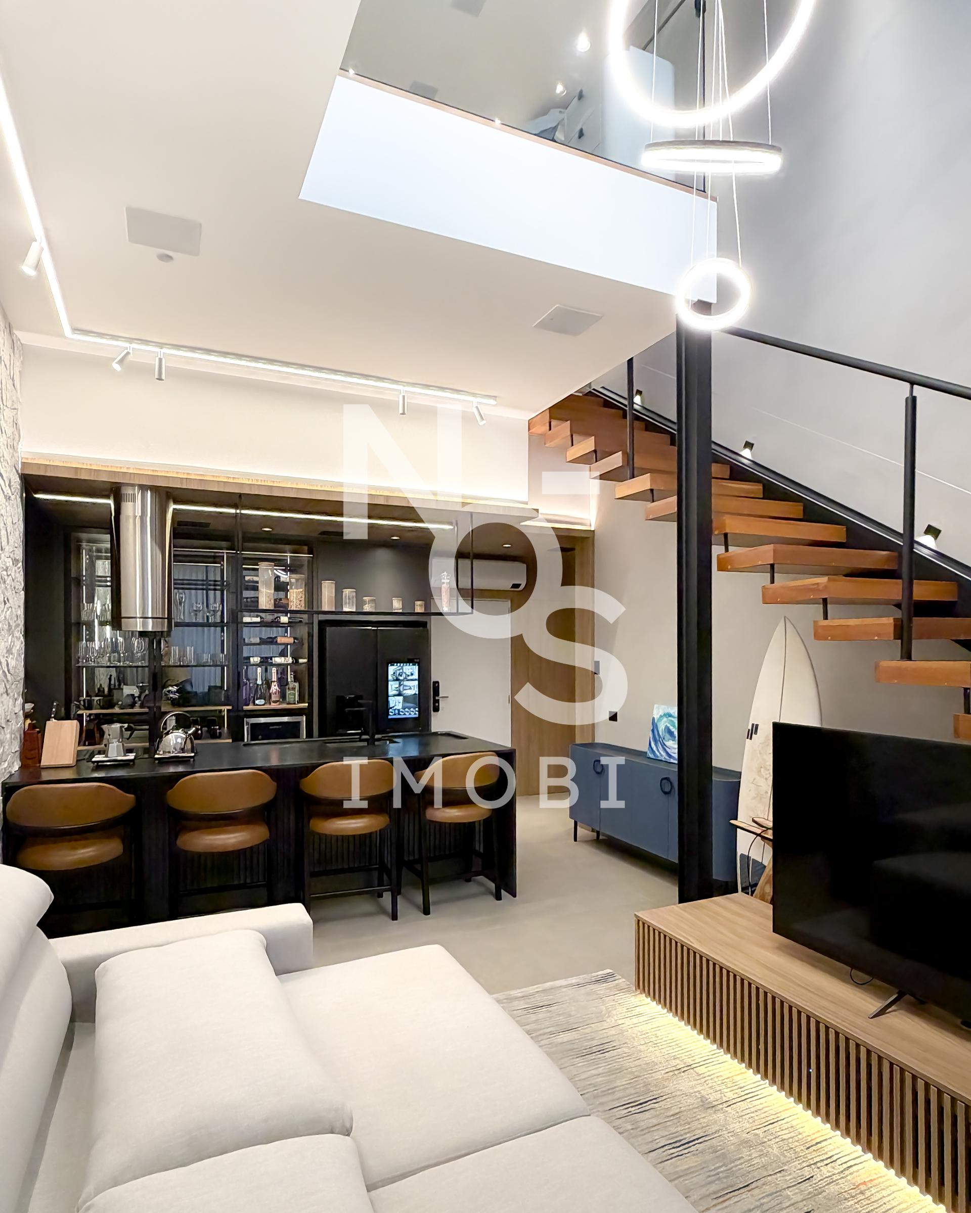 Apartamento Loft com 02 Su?tes com automa??o 100% Mobiliado e ...
