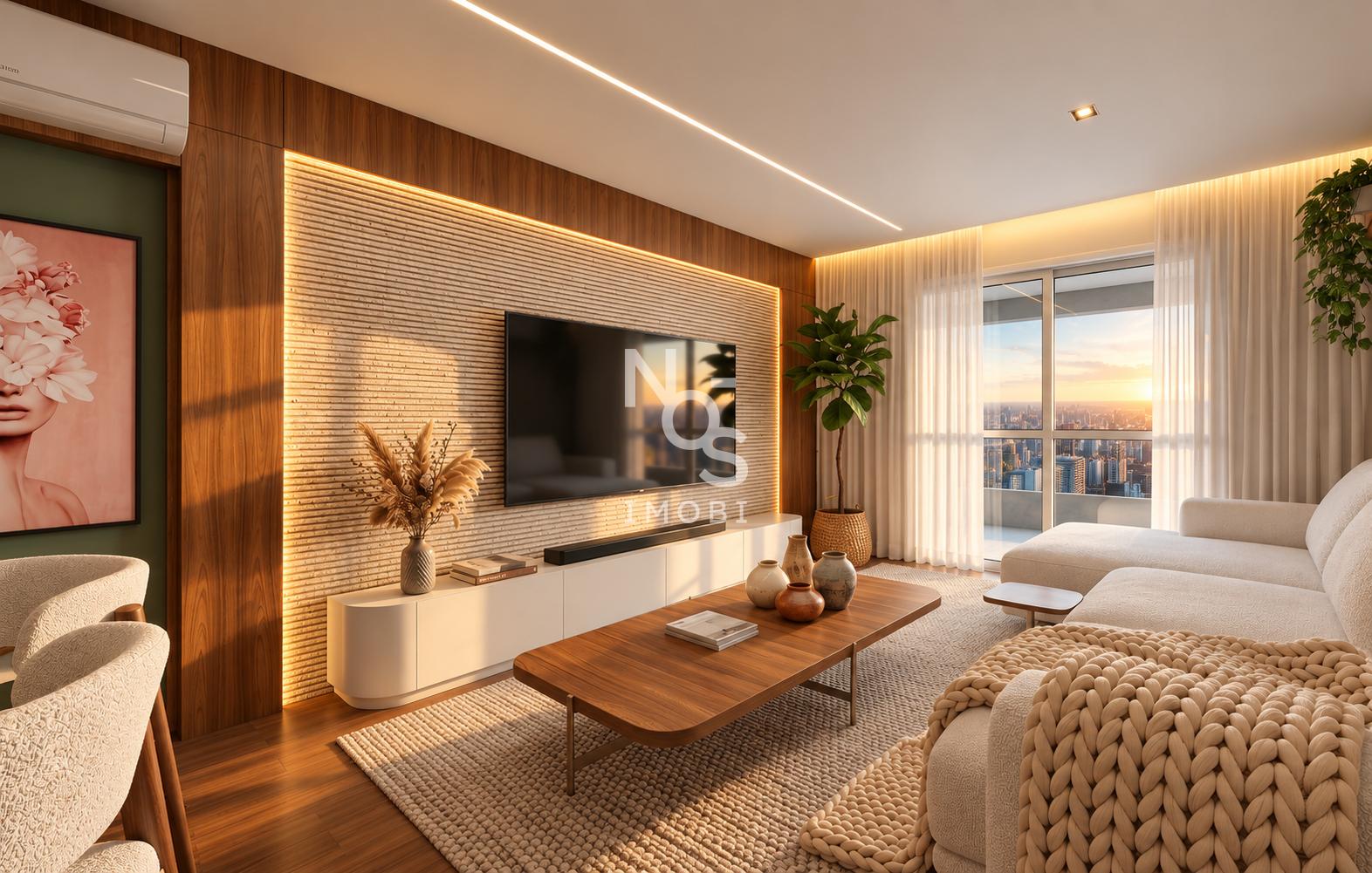 Apartamento mobiliado com 02 dormit?rios ? venda no Santa Cata...