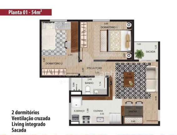 Condomnio com 2 dormitrios  venda, LIMEIRA - SP