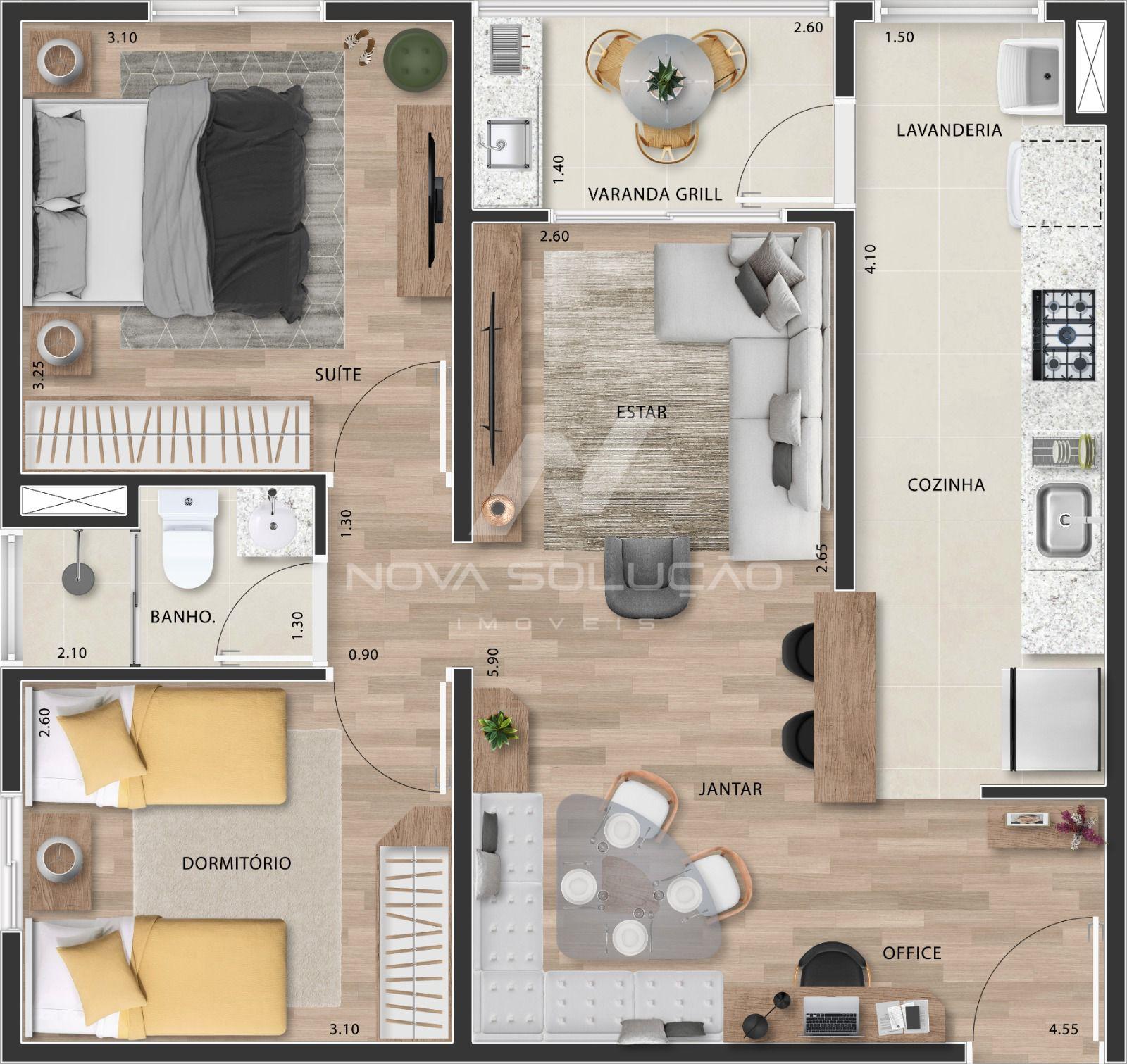 Apartamento � venda, Condom�nio Solar Dos Nobres, LIMEIRA - SP