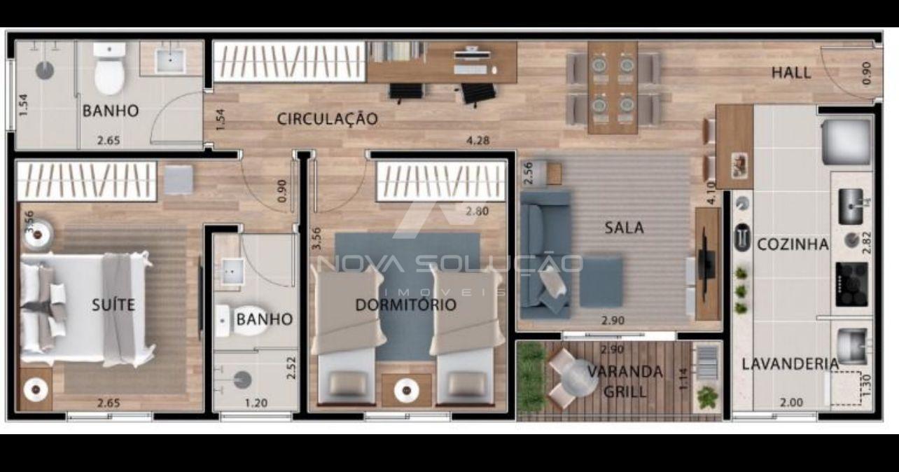 Apartamento � venda, Condom�nio Residencial Ouro Verde, LIMEIRA - SP