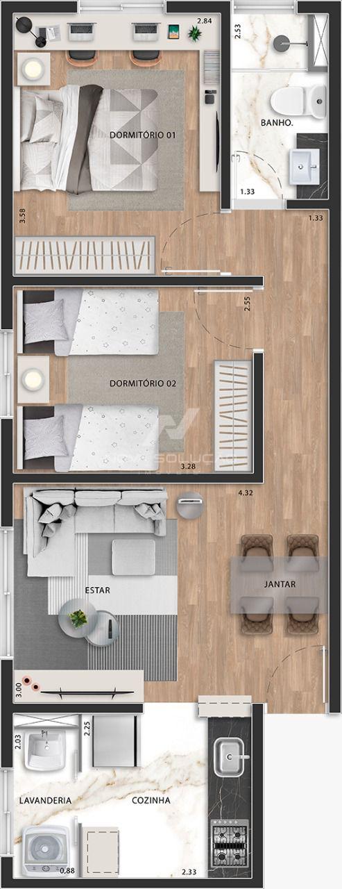Apartamento � venda, Condom�nio Solar Dos Nobres, LIMEIRA - SP