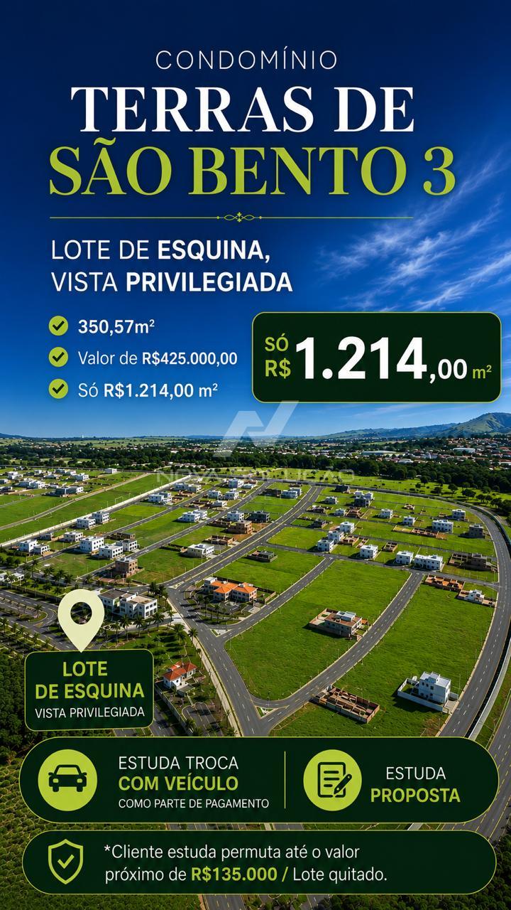 Lote � venda, Condom�nio Terras de S�o Bento III, LIMEIRA - SP