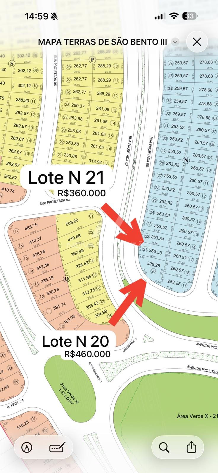 Lote � venda, Condom�nio Terras de S�o Bento III, LIMEIRA - SP