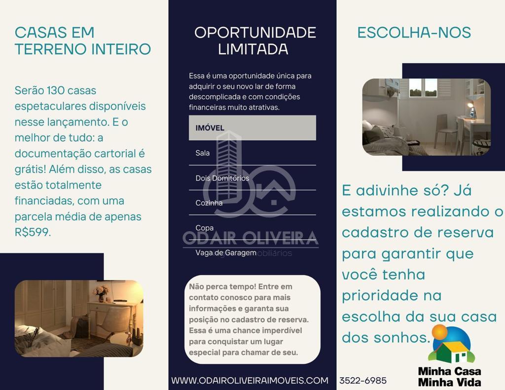Casas no programa Minha Casa Minha Vida , PARQUE AROIERAS II, PASSOS - MG