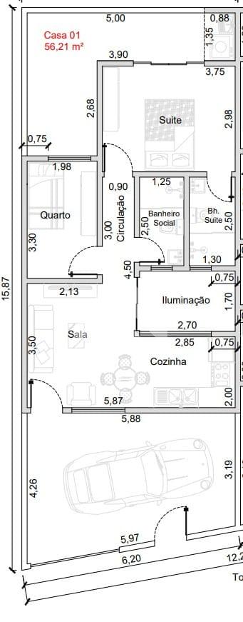 CASA À VENDA BAIRRO JARDIM DIAMANTINA, SÃO SEBASTIÃO DO PARAÍS...