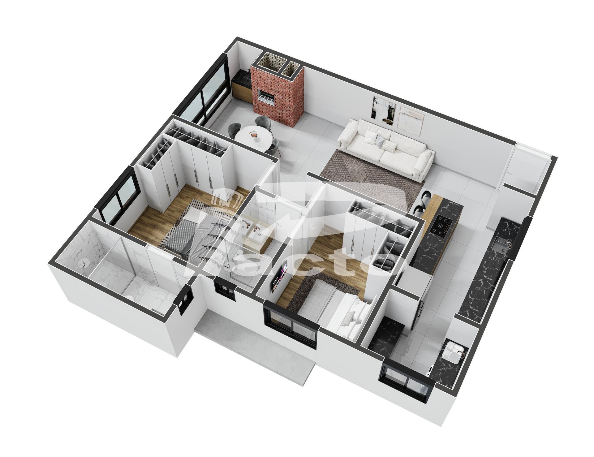 APARTAMENTO 01 QUARTO E 01 SUITE