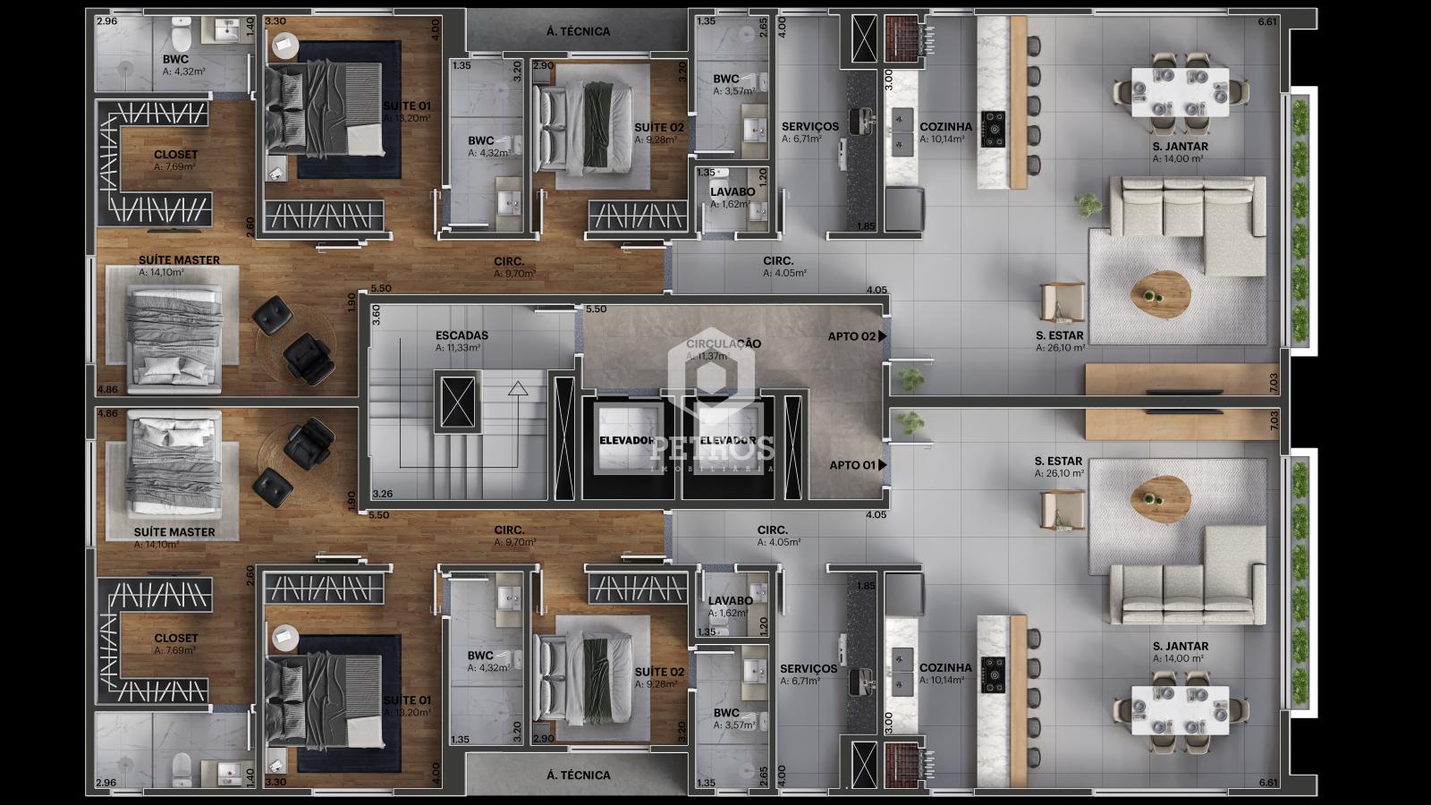 Imobili�ria Petros em Toledo Paran�