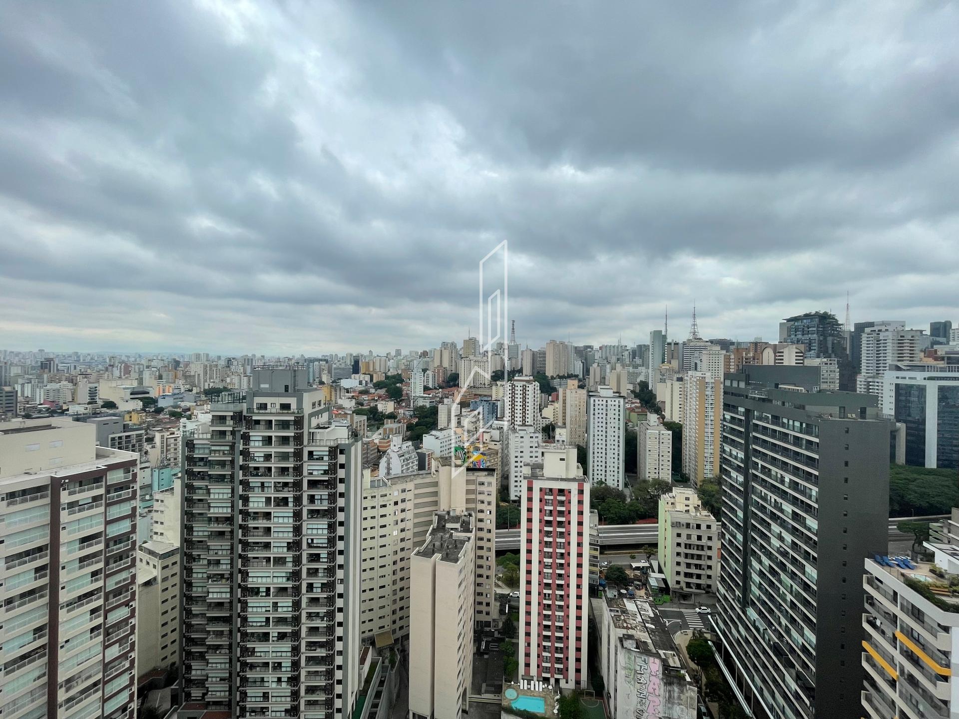 Studio mobiliado na cobertura com vista incrível - Bela Vista ...