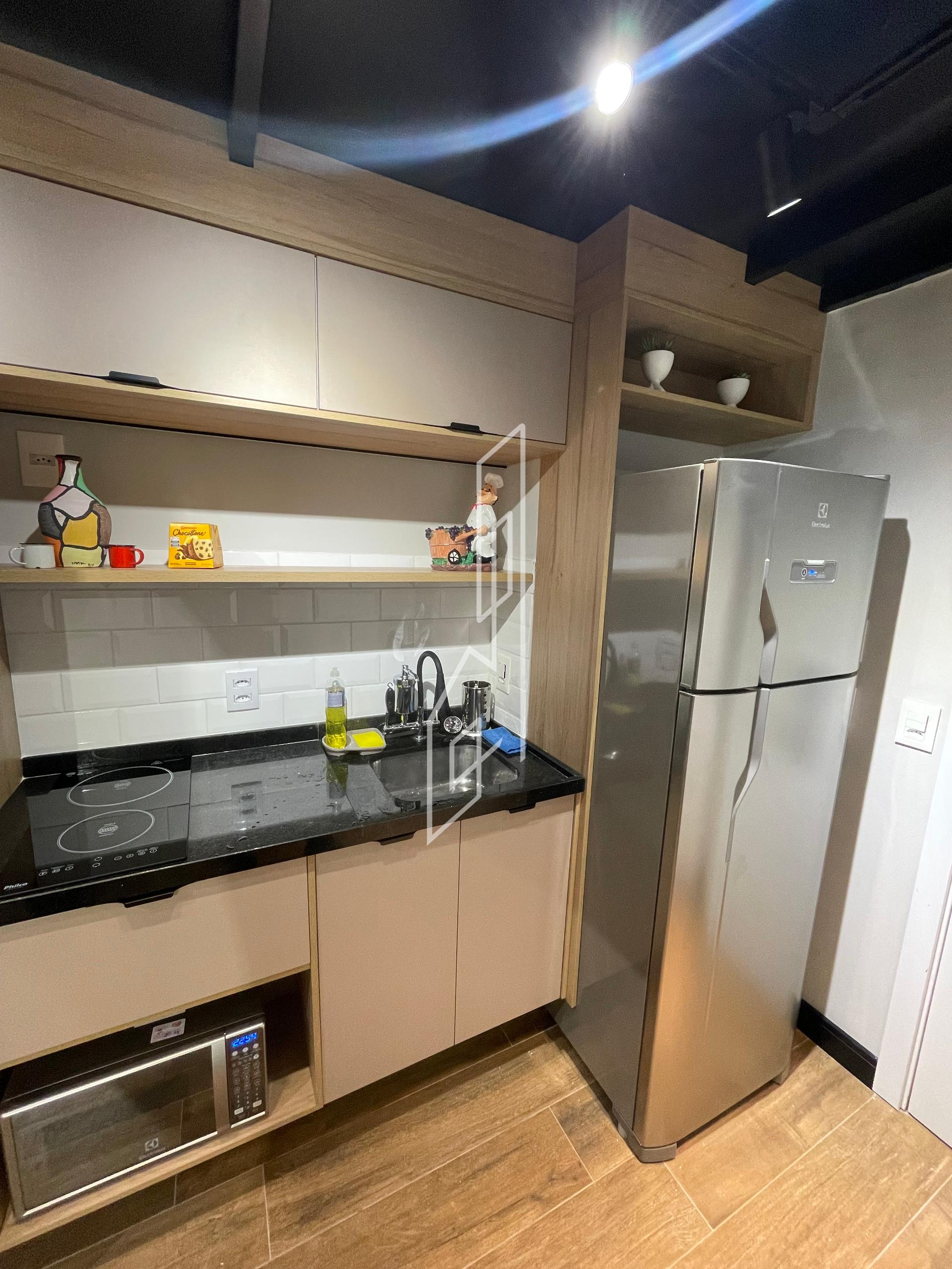 Loft com pé direito alto e mezanino, Jardim das Acacias, SAO P...