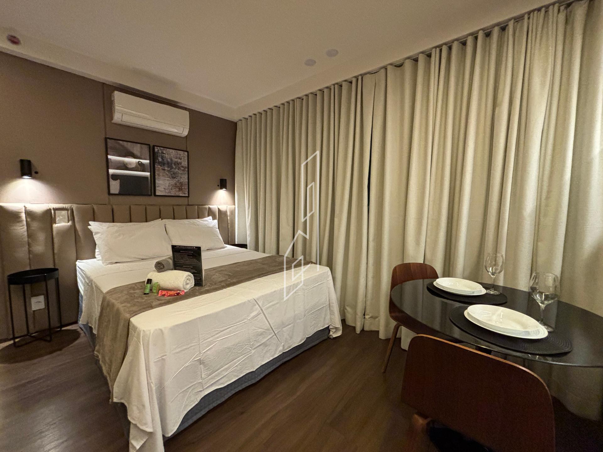 Studio 26m² no Glass Art Studios | Mobiliado em Perdizes